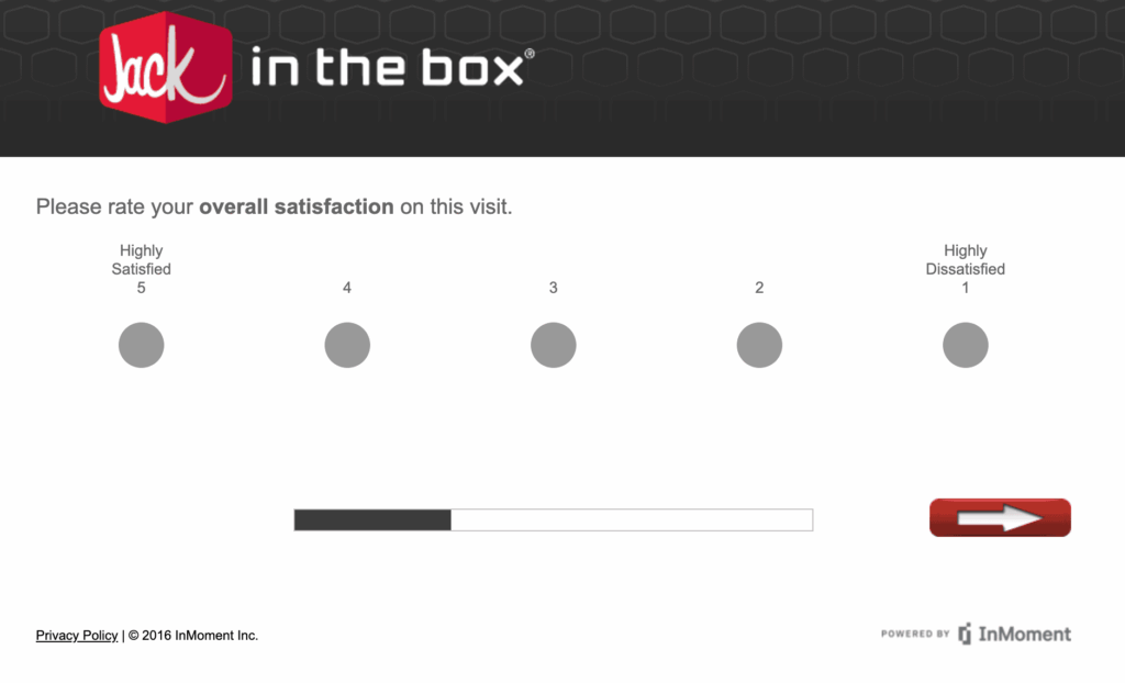 Jack in the Box Survey 2